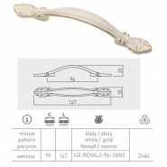 ����� ��������� UZ-ROYAL2-96-10-03 WERONA L= 96 �� ����� + ������ GTV (16624)